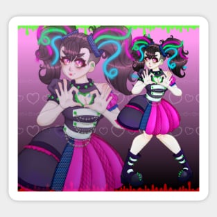 Cybergoth Lolita Sticker